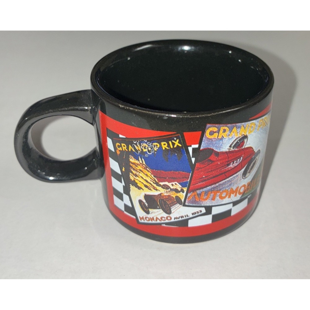 Grand Prix Monaco Espresso Cup Racing Automobile Vintage *flaw